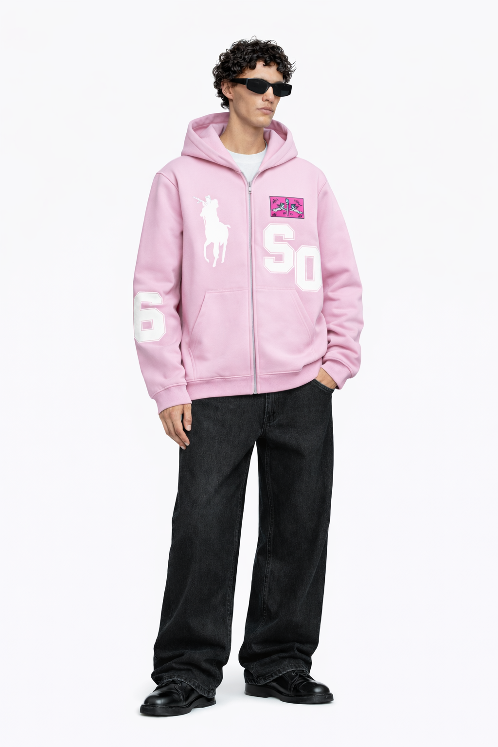 Copy cat zip up hoodie